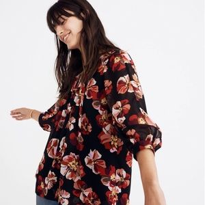 NWT Madewell Floral Top